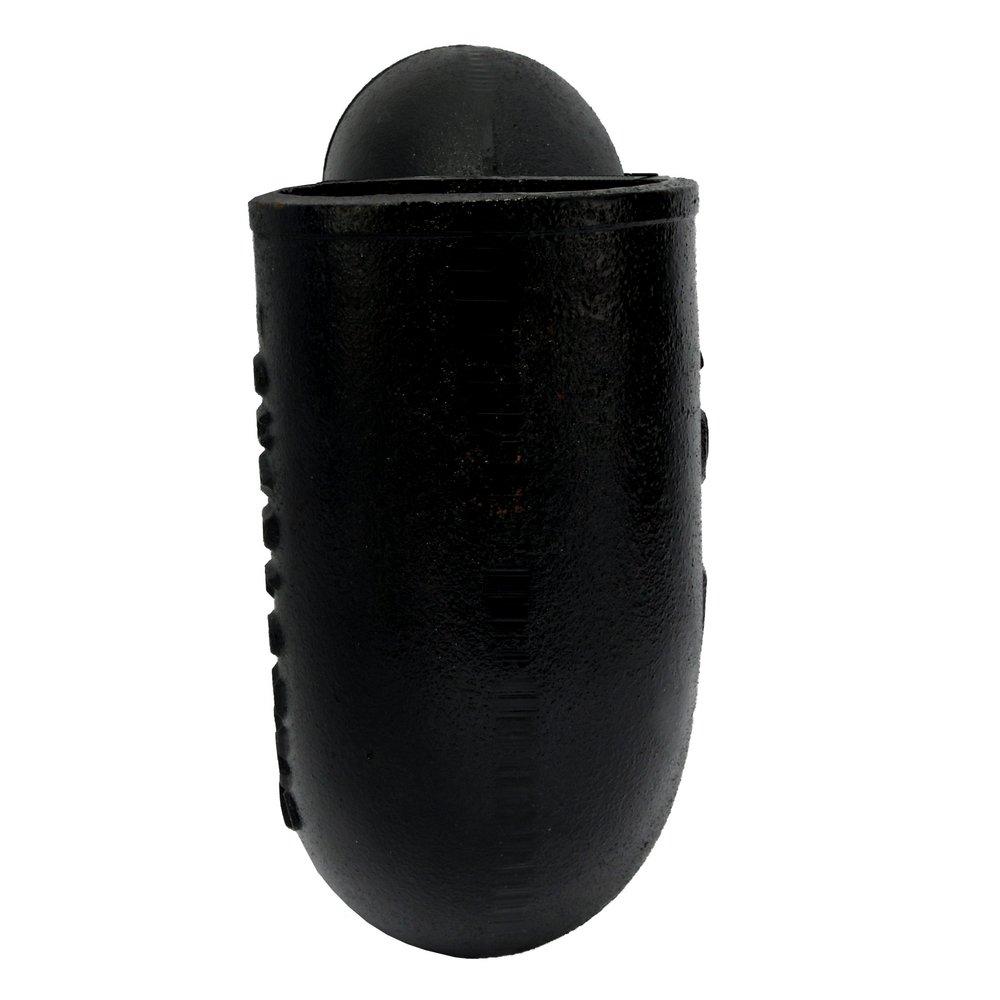 Black No-Hub Cast Iron P-Trap 