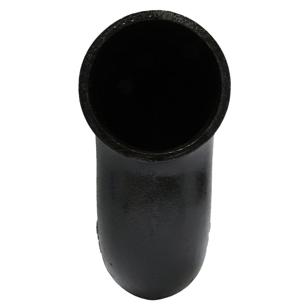 Black No-Hub Cast Iron P-Trap 