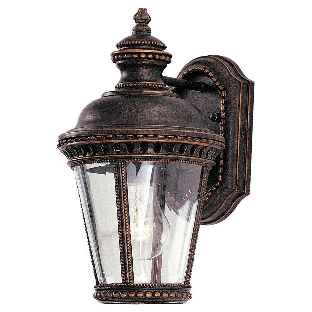 Generation Lighting Grecian Bronze 100 W Wall Mount Lantern 