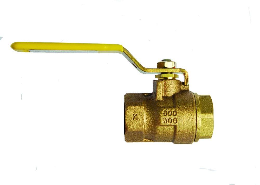 Milwaukee Valve Chrome Plated Cast Bronze Full Port Threaded 600# Ball Valve 