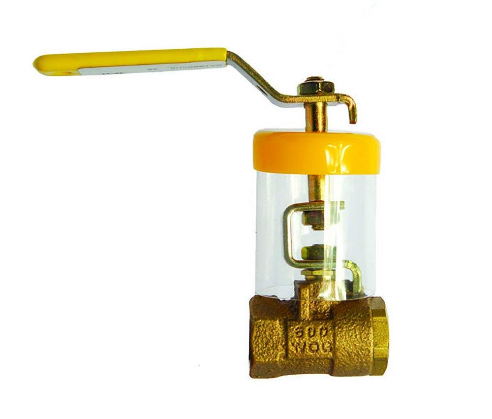 Milwaukee Valve Polished Chrome Cast Bronze Full Port Threaded 600# Ball Valve 