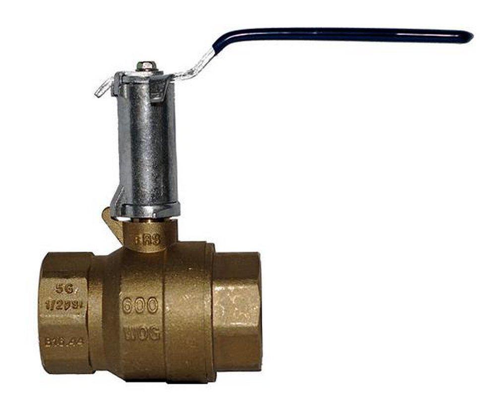 Milwaukee Valve Polished Chrome Forged Brass Full Port Threaded 600# Ball Valve 