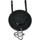 Lincoln Products&reg; Black Plastic Foam Rubber Flapper 