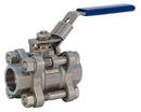 1 in. CF8M Stainless Steel Full Port NPT 1000# Ball Valve