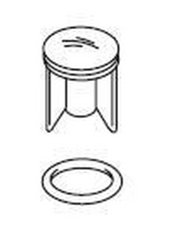 KOHLER Vibrant Brushed Bronze Tub Drain Stopper 