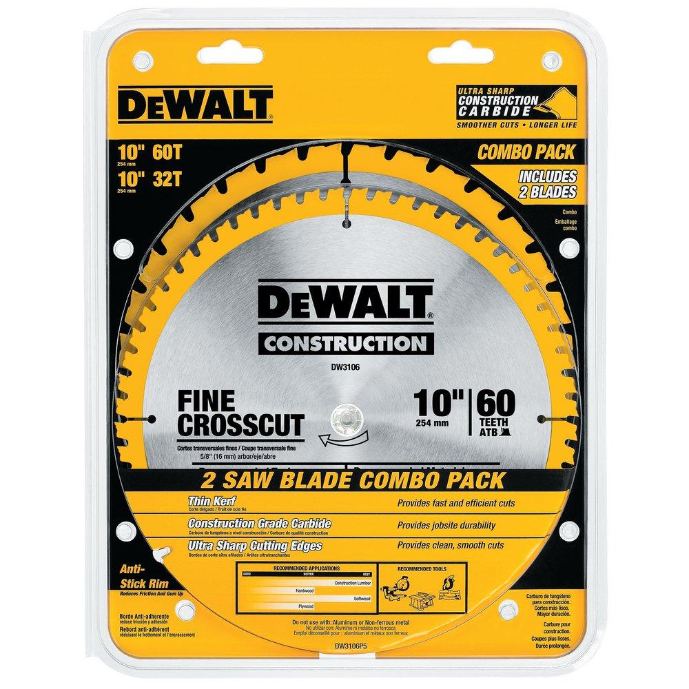 DEWALT 2-Piece Circular Saw Blade Set 