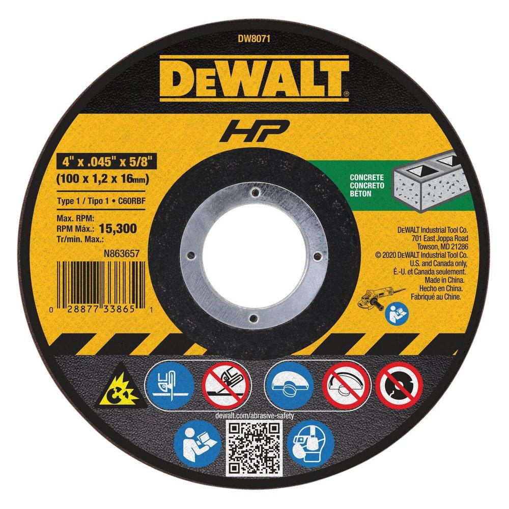 4X045X7/8 High Performance Concrete Cutting Wheels 