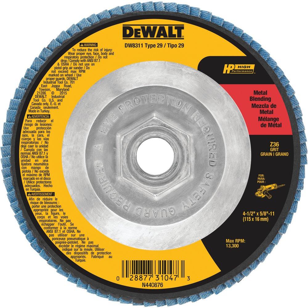 DEWALT Yellow/Black Flap Disc 