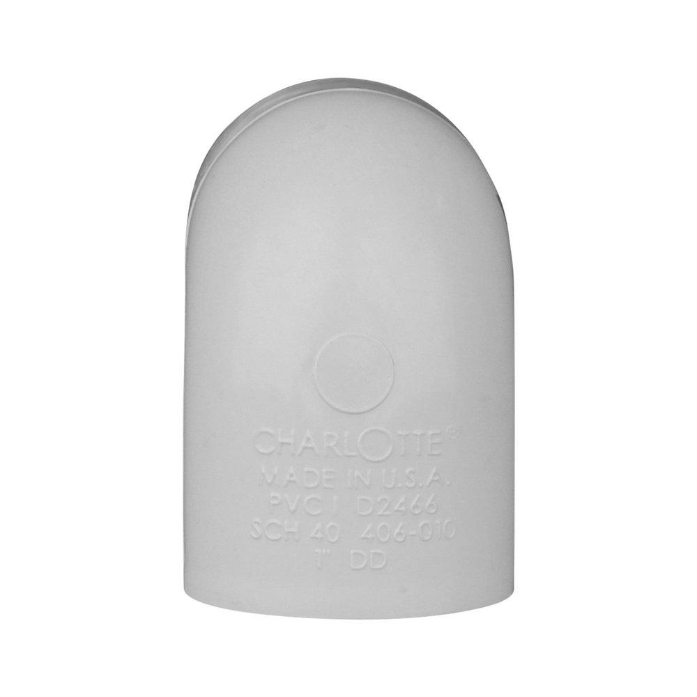 White PVC Schedule 40 90&deg; Elbow 