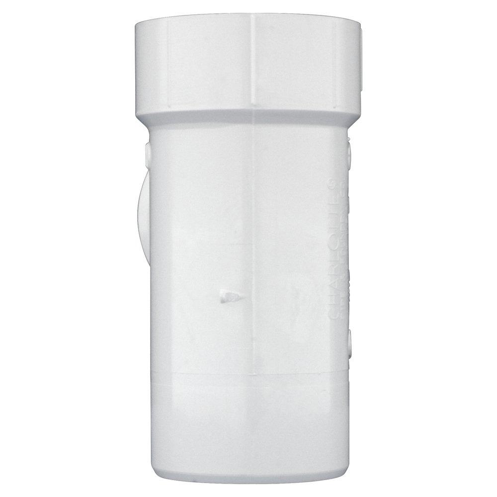 White PVC DWV Street Sanitary Tee 