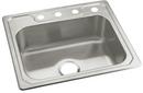 Sterling Satin Stainless Steel 25 x 22 in. Stainless Steel Single Bowl Drop-in Kitchen Sink in Satin Stainless Steel 