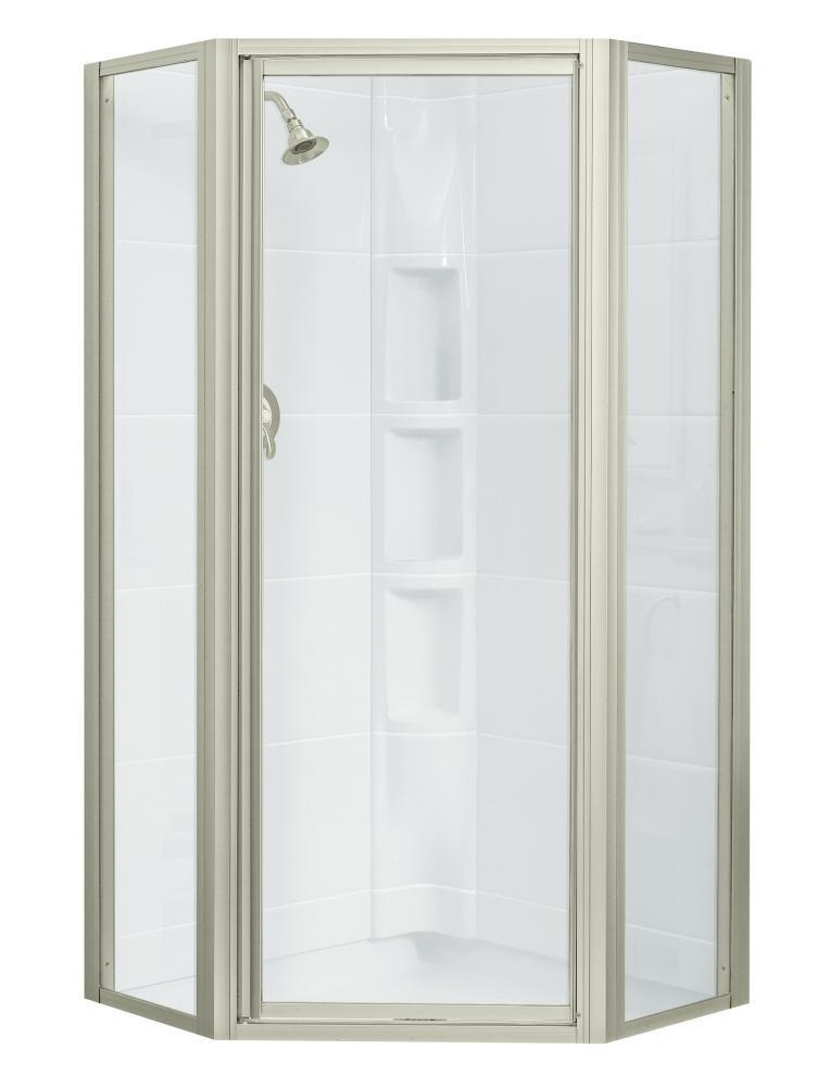Sterling Nickel 64 x 39 in. Neo-Angle Shower Door 