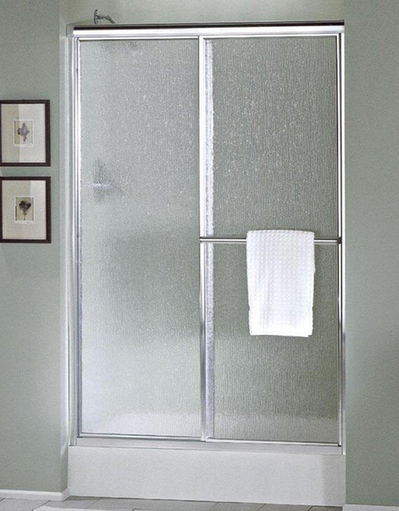 Sterling Silver 65-1/2 x 59 in. Framed Sliding Shower Door 