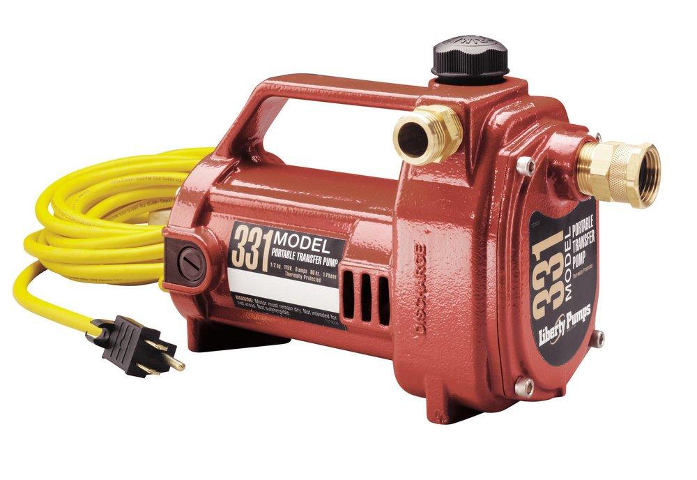 Liberty Pumps Red 3/4 in. 115V Cast Aluminum Transfer Pump 
