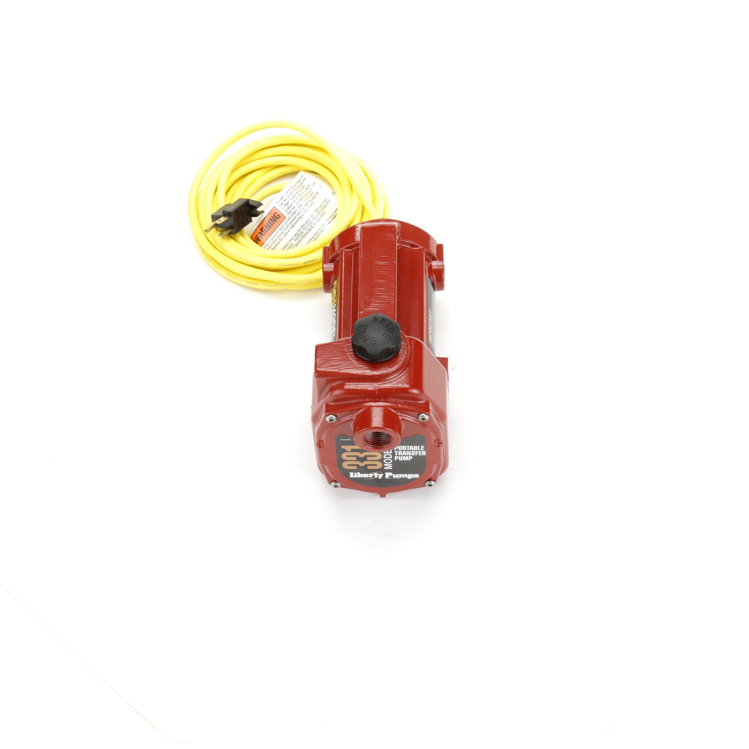 Liberty Pumps Red 3/4 in. 115V Cast Aluminum Transfer Pump 
