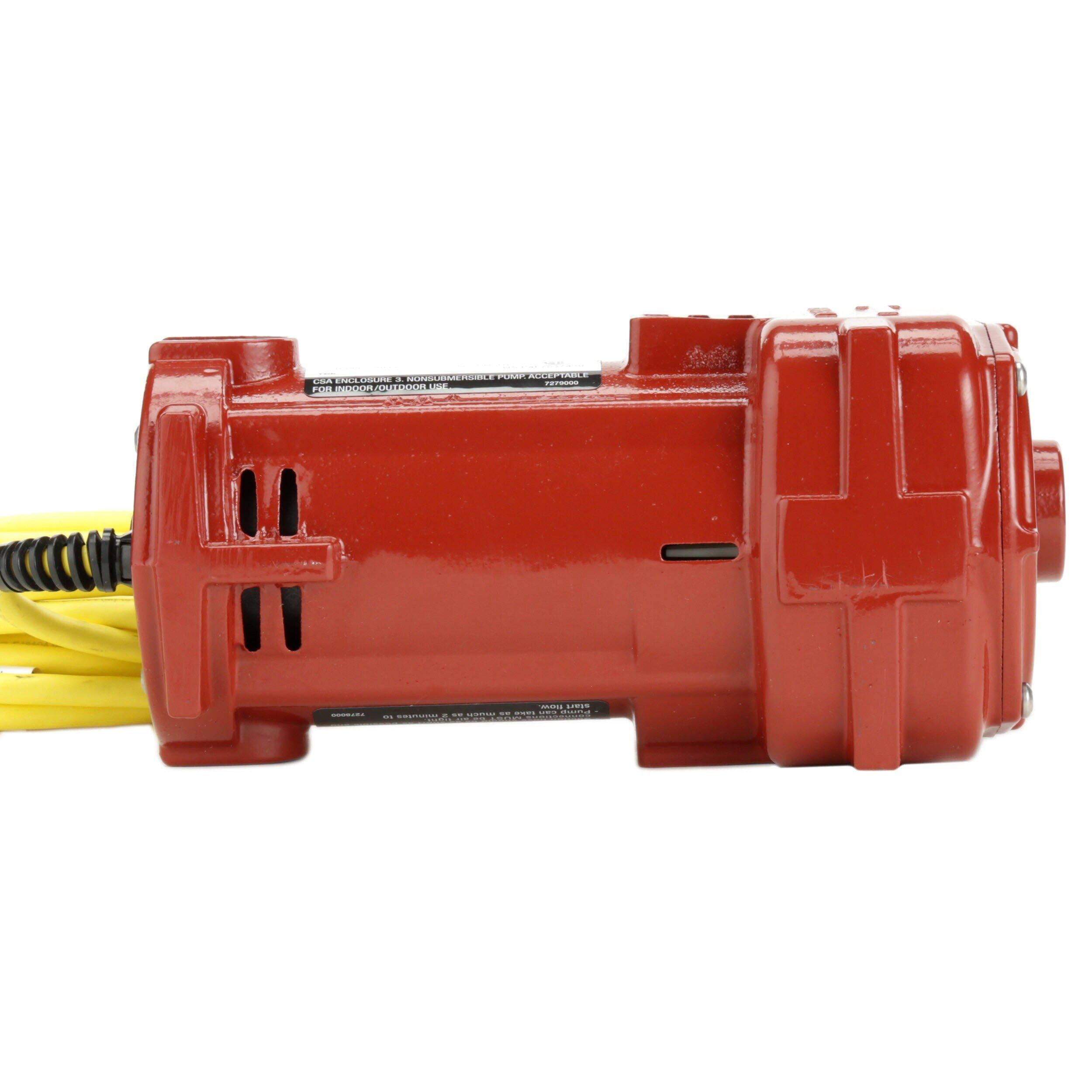 Liberty Pumps Red 3/4 in. 115V Cast Aluminum Transfer Pump 