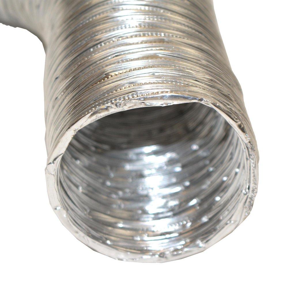 Jones Stephens Silver 8 ft. Flexible Air Duct 