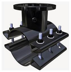 16 x 16 x 8 in. Carbon Steel Tapping Sleeve