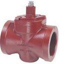 4 in. Cast Iron 800 psig Flanged Lever Handle Plug Valve