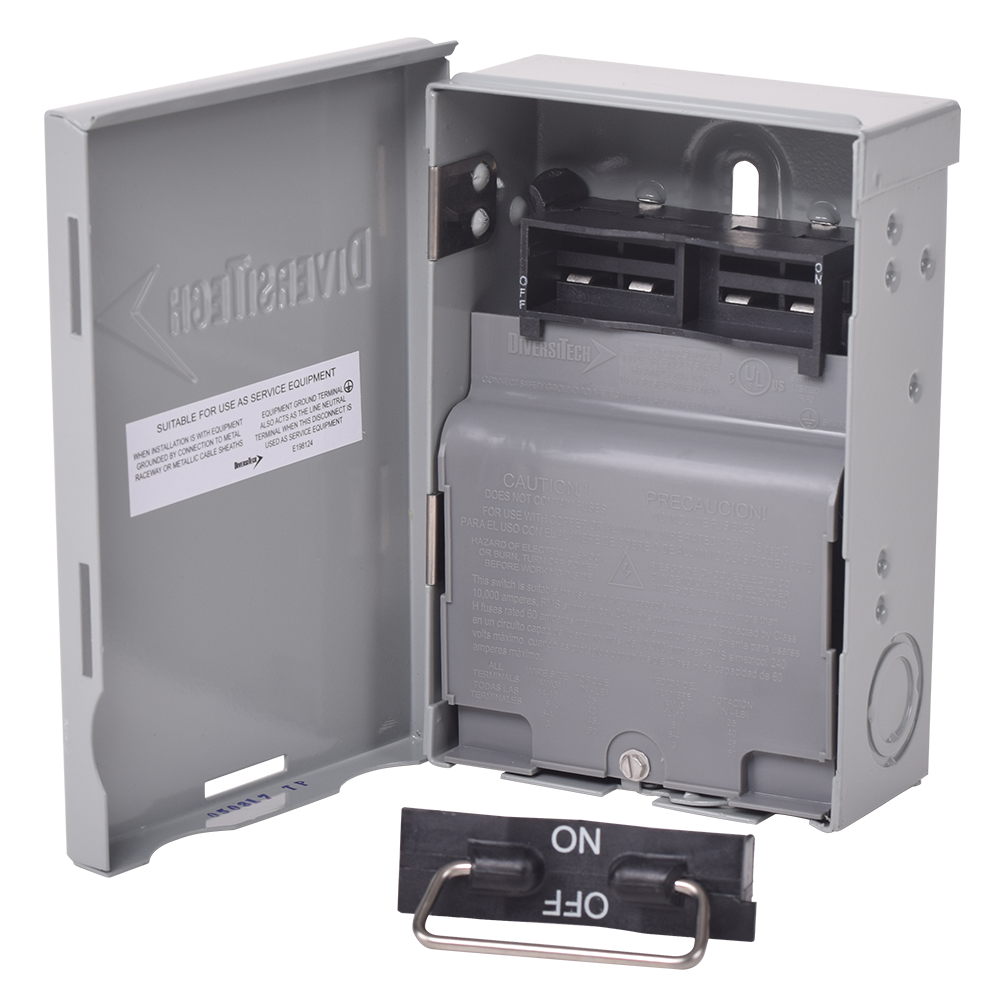 DiversiTech&reg; Non-fusible Pullout Disconnect Switch 