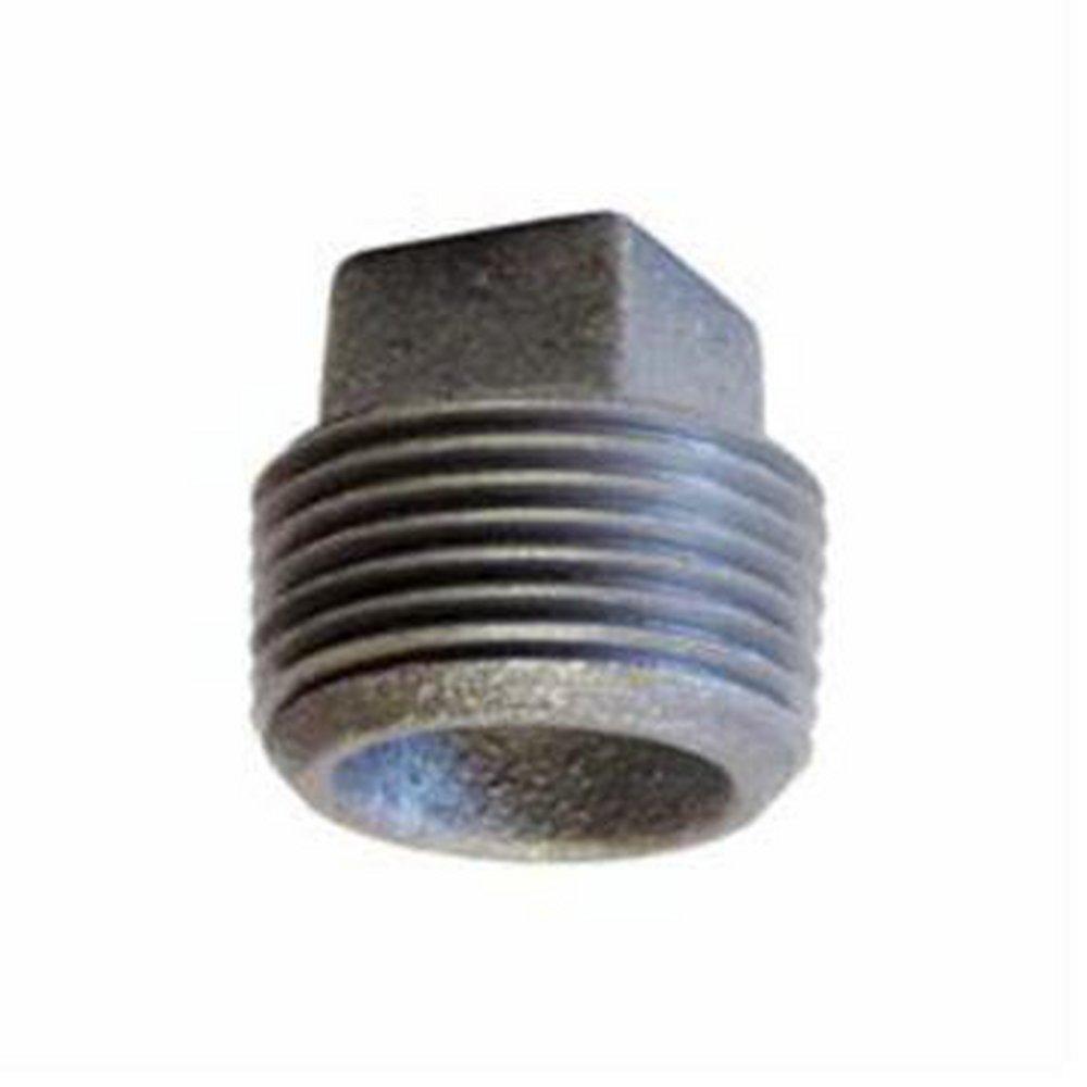 Straight Black and Zinc-Plated Wrot Carbon Steel Square Head Weld Plug for Natural Gas 