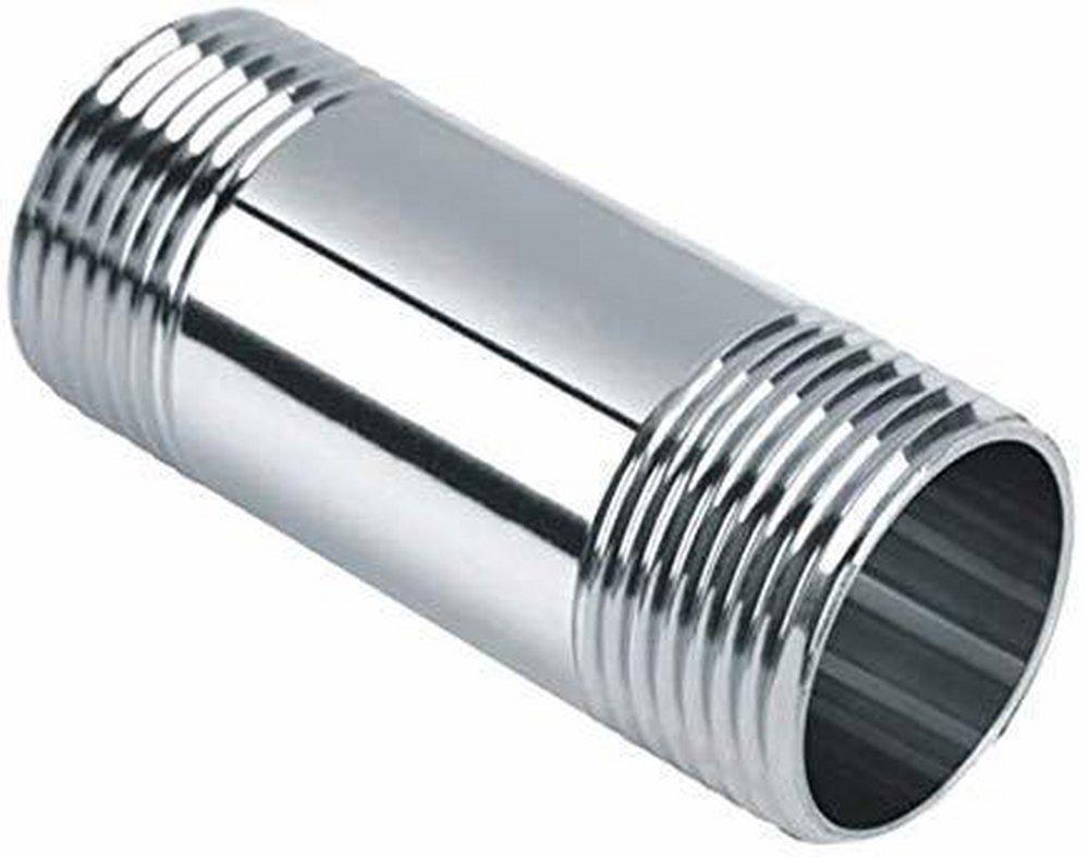 1/4 in. NPT Straight Zinc-Plated Carbon Steel Nipple 