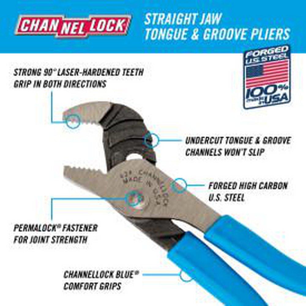 CHANNELLOCK® Steel 0.5 in. Plier 