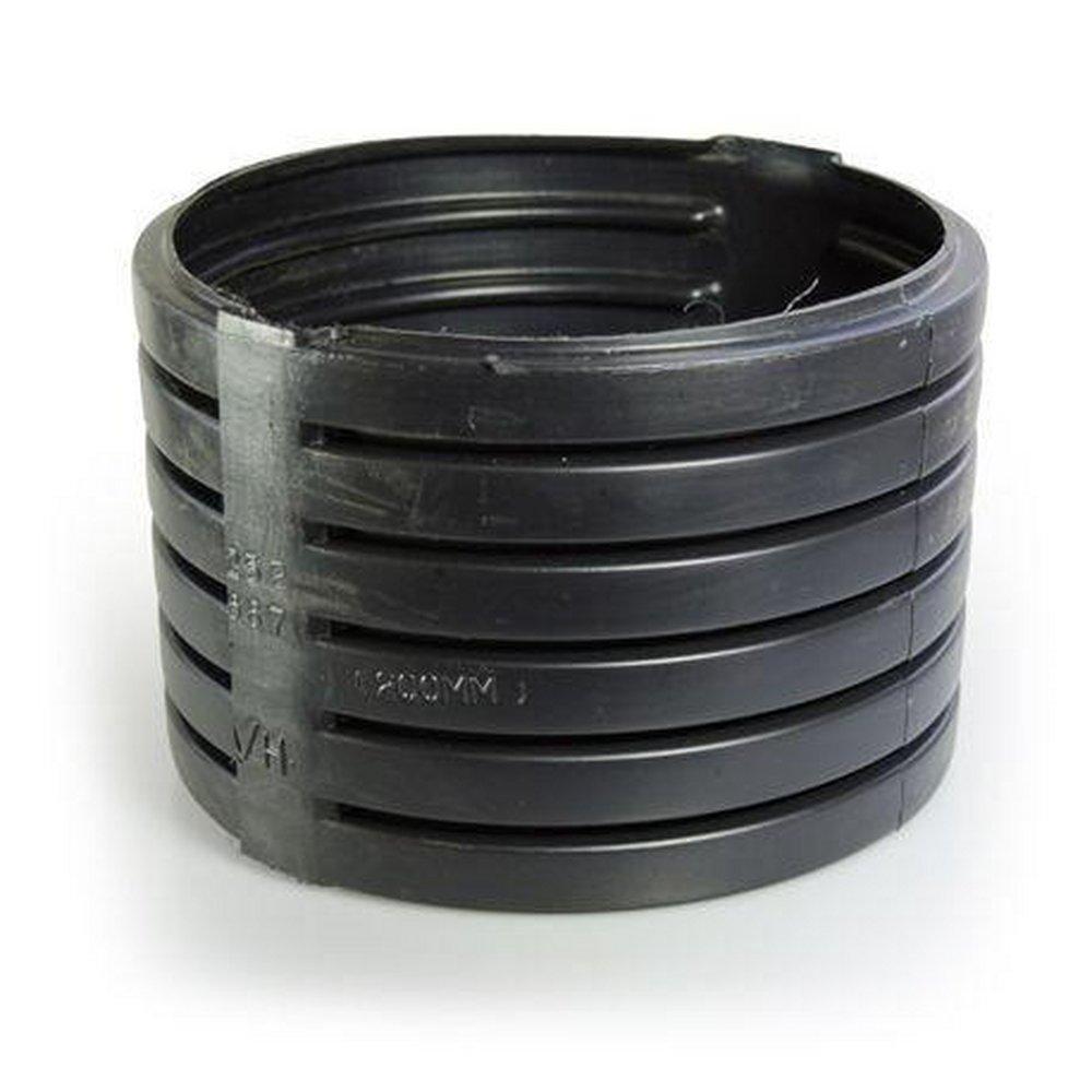 ADS&reg; Black Split Corrugated HDPE Single Wall Coupling 