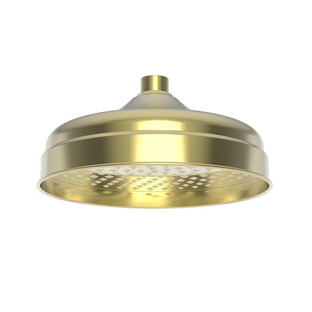 Newport Brass Uncoated Polished Brass - Living Single Wide and Rainfall Showerhead 