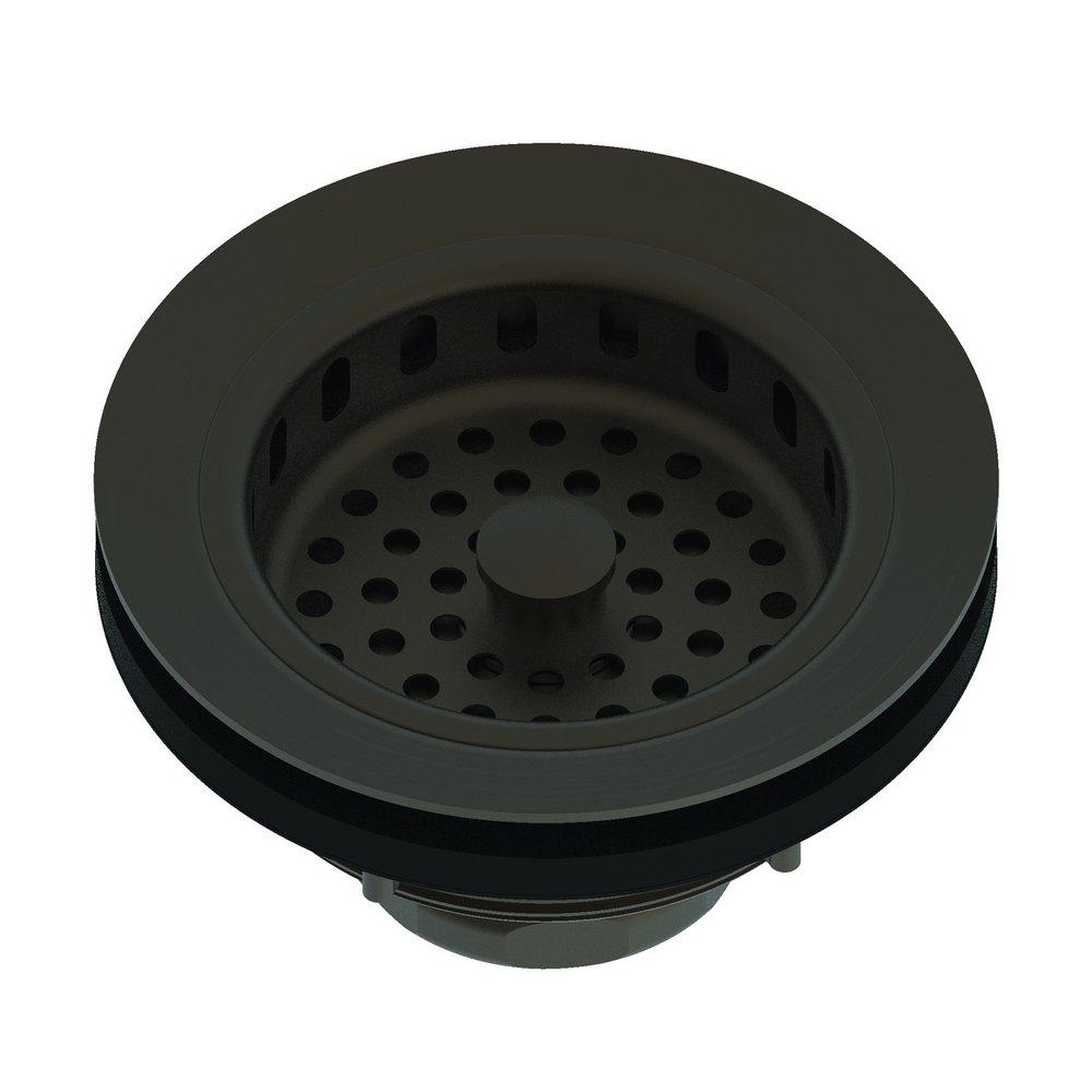 Brasstech English Bronze 3-1/2 in. Large Basket Post Style Strainer Set 