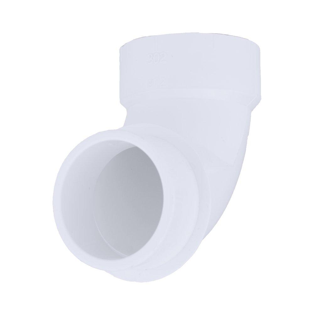 White PVC DWV 90&deg; Street Elbow 