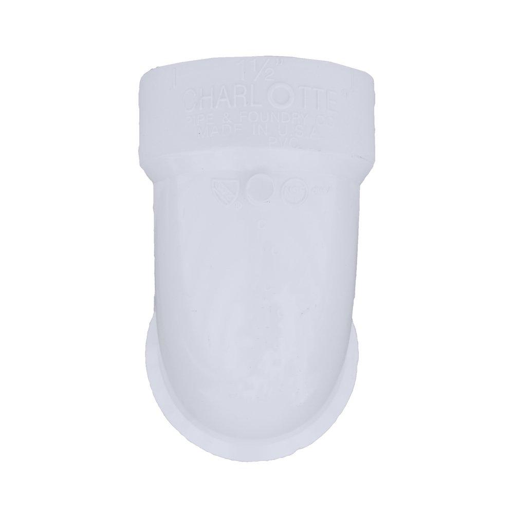 White PVC DWV 90&deg; Street Elbow 