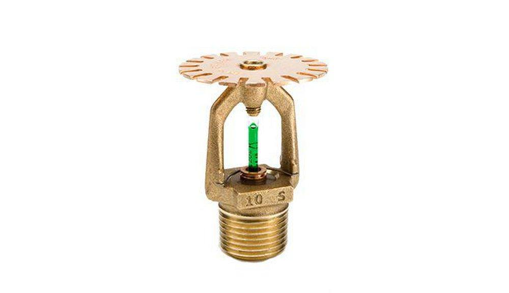 Tyco Natural Brass Quick Response Upright Pendent Sprinkler Head in Brass 