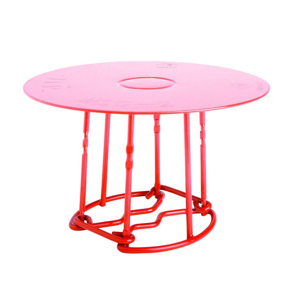 Tyco Red Painted and Red Enamel Sprinkler Head Guard with Shield 