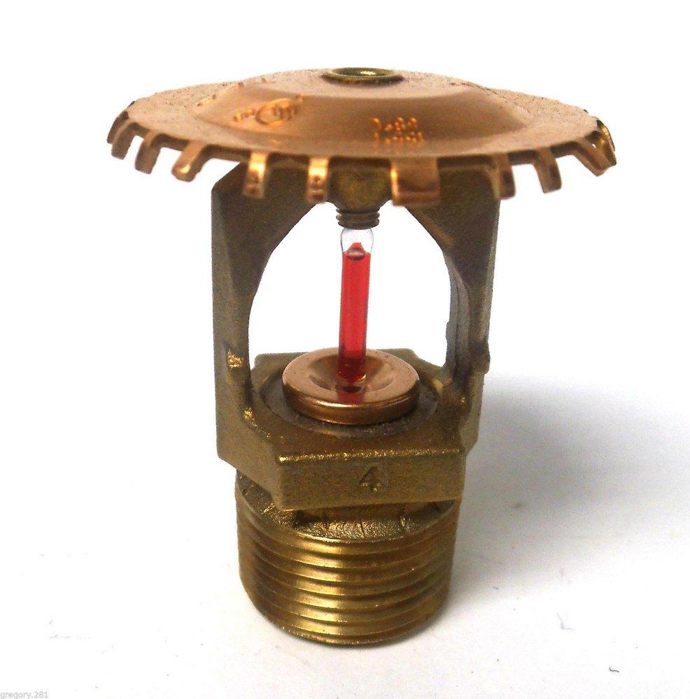 Tyco Natural Brass 3/4 in. 8K Quick Response and Upright Sprinkler Head in Natural Brass 