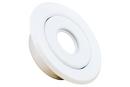 2-13/16 x 3/4 in. NPT Carbon Steel Escutcheon in Signal White