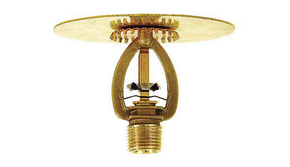 Tyco Natural Brass 3/4 in. 165F 8K Pendent Sprinkler and Quick Response Sprinkler Head 