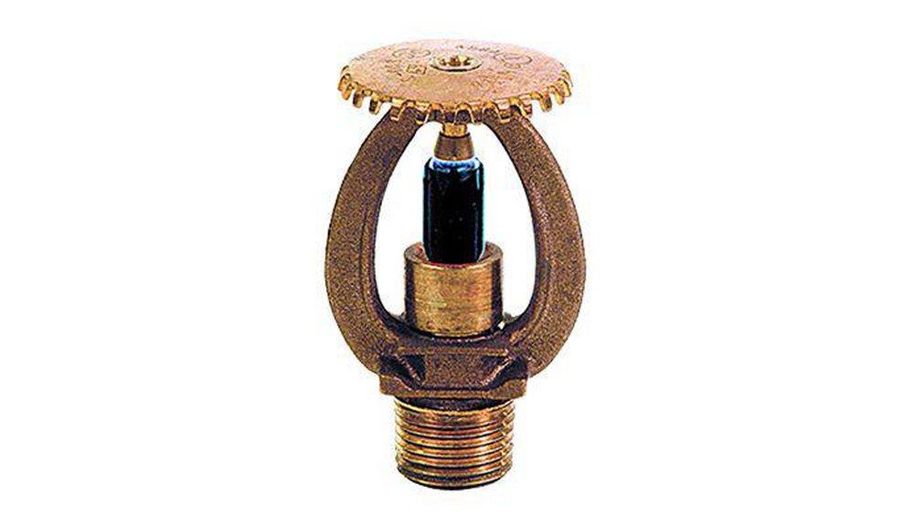 Tyco Natural Brass 1/2 in. 5.6K Standard Response and Upright Sprinkler Head in Natural Brass 