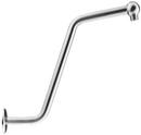 13 in. S-Shaped Shower Arm with Flange Brushed Nickel