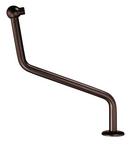13 in. S-Shaped Extension Shower Arm with Flange in Oil Rubbed Bronze
