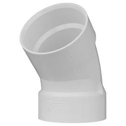 4 in. PVC DWV 45&deg; Elbow