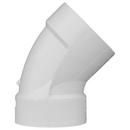 White PVC DWV 45° Elbow 