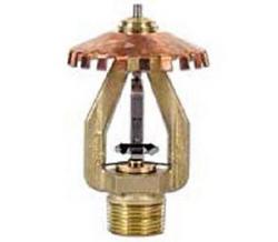 3/4 in. 165F 16.8K Upright Sprinkler Head in Natural Brass