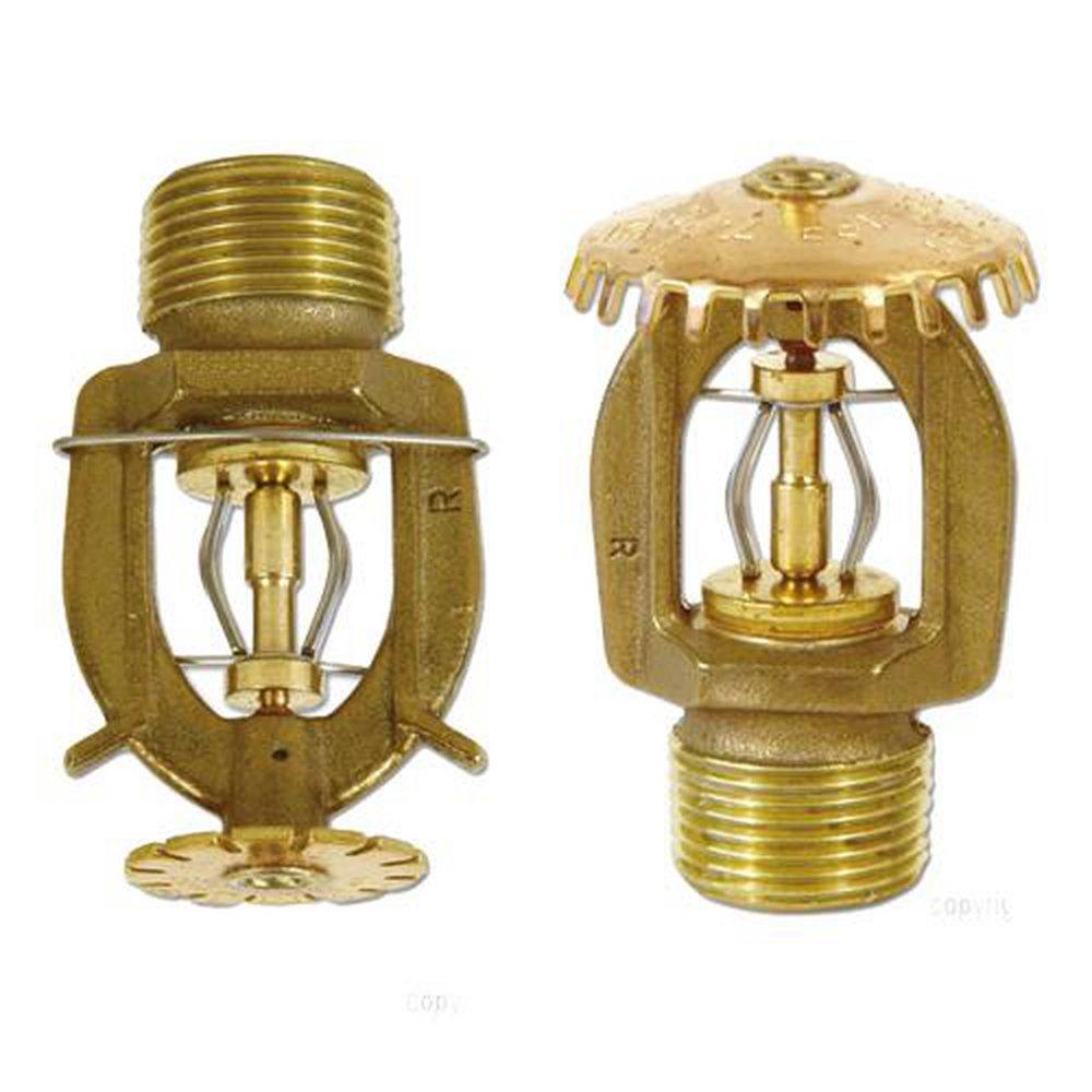 Tyco Natural Brass 1/2 in. 212F 11.2K Standard Coverage, Response and Upright Sprinkler Head 