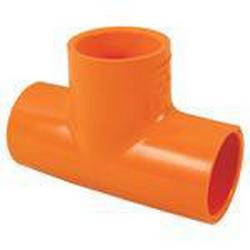 1-1/4 x 1-1/4 x 3/4 in. Slip Schedule 40 CPVC Sprinkler Tee in Orange