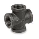 Tyco 300# NPT x Threaded Black Ductile Iron Cross 