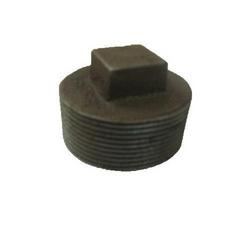 1 in. 300# Ductile Iron Plug in Black