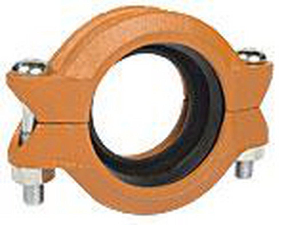 Tyco Orange Painted Grooved Reducer Coupling with Enamel Gasket 