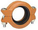 Tyco Orange Painted Grooved Reducer Coupling with Enamel Gasket 