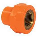 3/4 x 1/2 in. Slip x FPT 175 psi CPVC Sprinkler Head Adapter in Orange